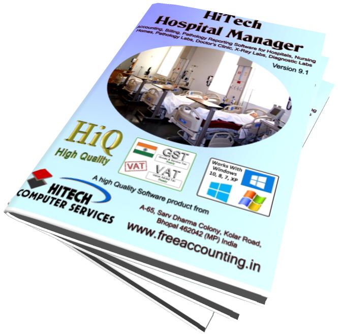 Hospitality industry software , accounting software for nursing home, Pathology Lab billing software, hospitality industry software, Pathology Lab Management Software, Start HiTech Accounting Software Free Trial, Popular Online Accounting Software, Hospital Software, Simple GST Invoicing and Reports for Your Business. Start 30-Day Free Trial! Both available offline and online for hotels, hospitals and petrol pumps, medical stores, newspapers, automobile dealers, traders